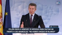 Feijóo envía a Sánchez 10 medidas para pactar un frente a los aranceles: 
