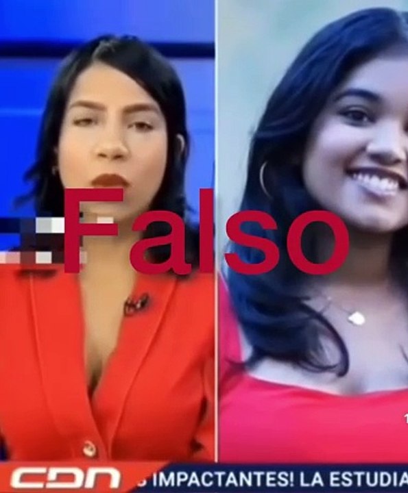 Presentadora de CDN Lisa Gil, desmiente video en el que utiliza su imagen para desinformar sobre caso Sudiksha Konanki