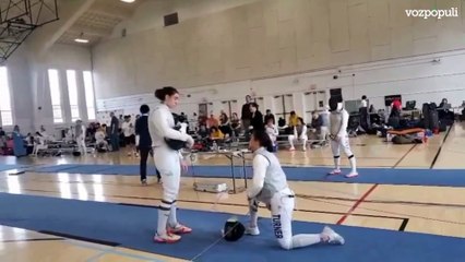 Esgrimista se niega a enfrentarse a un rival transgénero y es descalificada