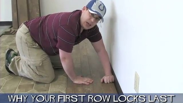 Drop & Lock Tips & Problems Fixed featuring a Landmark Laminate Floor