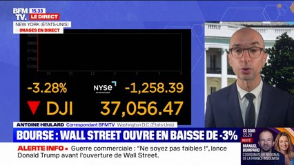 Chute des bourses: "Ne soyez pas faibles", tance Donald Trump à l'égard des Américains juste avant l'ouverture de Wall Street