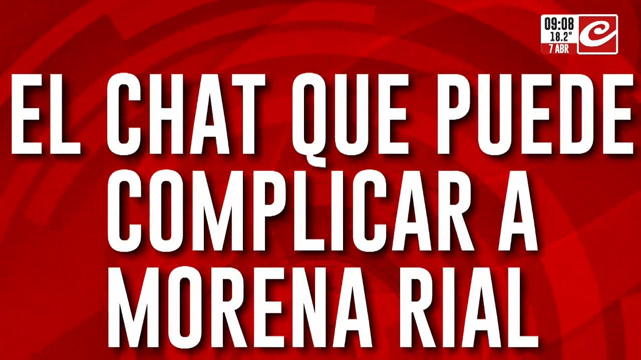 Nuevos chats de Morena Rial: "Me pasaron data de una Tana que vive sola"