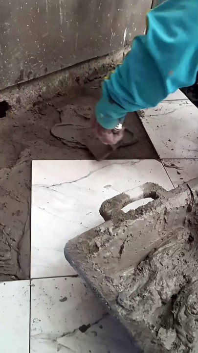 How to install ceramic tiles on the floor easily and professionally #tiles #ceramic