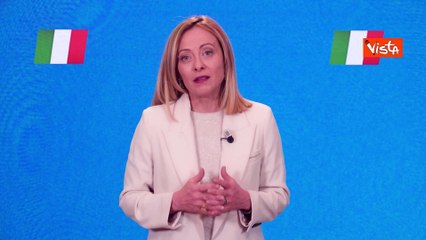 Meloni al Congresso della Lega: "Porteremo avanti il programma punto per punto"