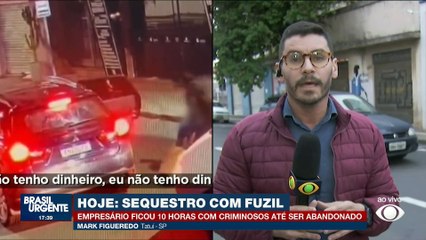 Empresário é sequestrado por criminosos armados com fuzil em Tatuí, no interior de SP
