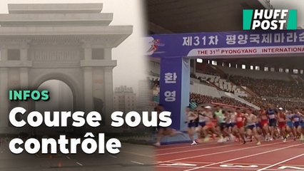 Ces marathoniens ont pu courir dans la capitale de la Corée du Nord, une première en six ans