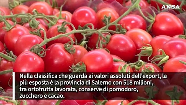 Dal vino al parmigiano, ecco le province che rischiano di piu' con i dazi di Trump
