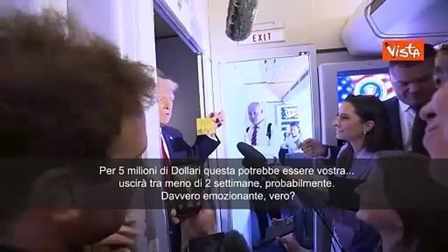 Trump presenta la Gold Card , il Visto speciale per chi investe 5 milioni di dollari in Usa