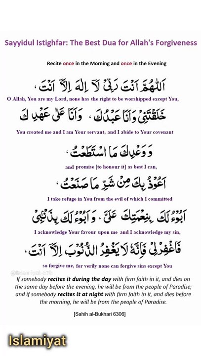 # Syyed ul Istighfar