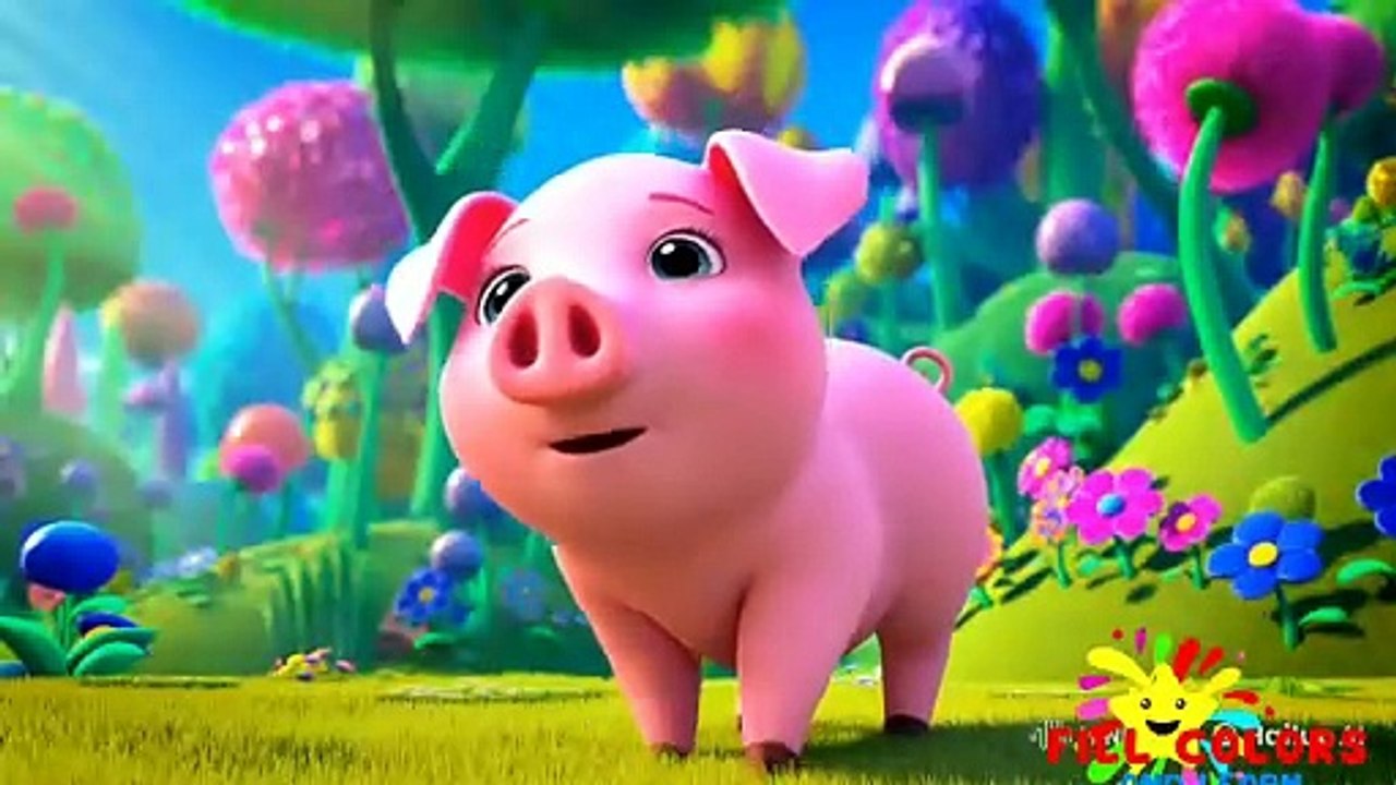 🎵 This Little Piggy Song 🎤 | Fun Animal Dance & Learning for Toddlers! 🐷 | Kids' Favorite Rhyme