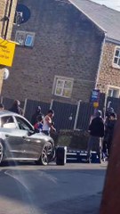 Rapper Sav NDO films video in Calderdale