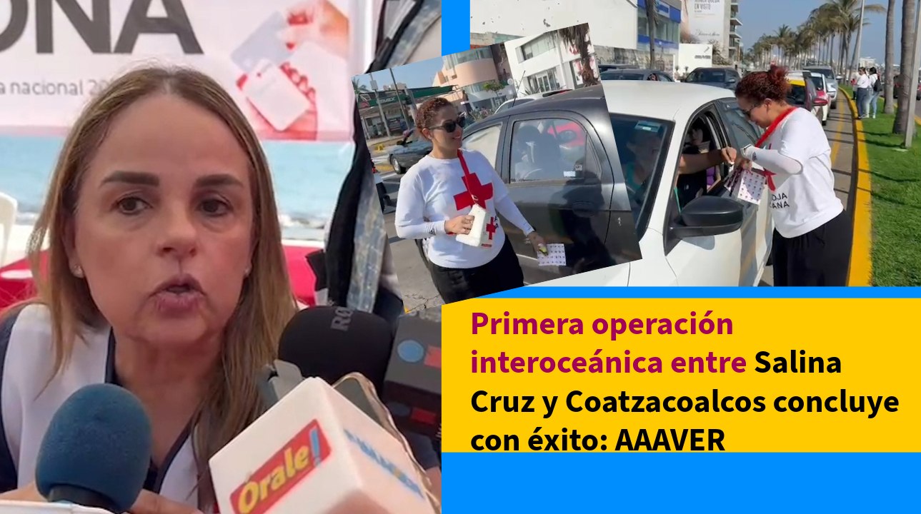 Cruz Roja Mexicana delegación Veracruz dio inicio a su colecta anual 2025; la meta es superar los 2 mdp