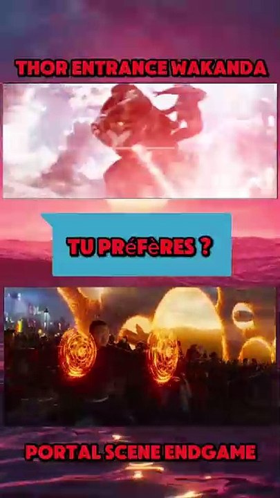 Tu préfères quelle scène des films Avengers ?