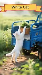 Cat’s Qingming Hustle! 🐱🌿🥟 Picks mugwort & makes dumplings! 🌄 #diligentcat #qingmingvibes #marketday