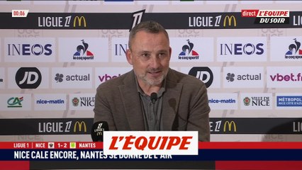 Haise : « Les choses ne basculent pas bien » - Foot - L1 - Nice