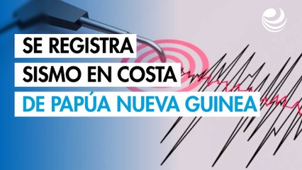 Registran sismo de magnitud 6.9 frente a la costa de Papúa Nueva Guinea