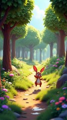 Short story of cat and rabbit