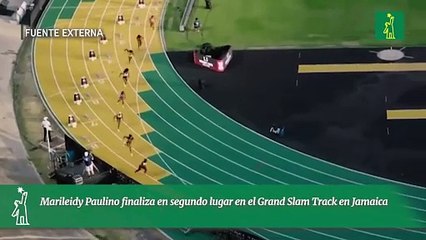 Marileidy Paulino finaliza en segundo lugar en el Grand Slam Track en Jamaica