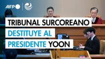 Tribunal Constitucional surcoreano destituye al presidente Yoon por la ley marcial