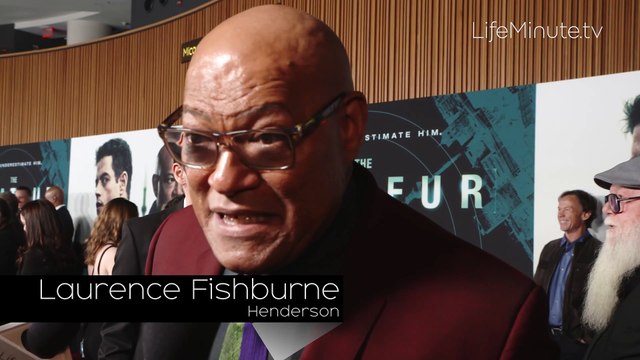 Rami Malek, Laurence Fishburne, Rachel Brosnahan at World Premiere of Action Thriller, The Amateur