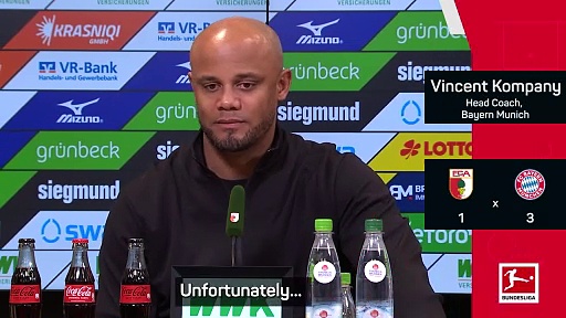Kompany provides worrying Musiala update after Augsburg win