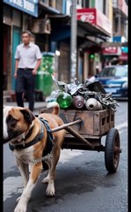 This dog was all alone… until another came and changed his life”