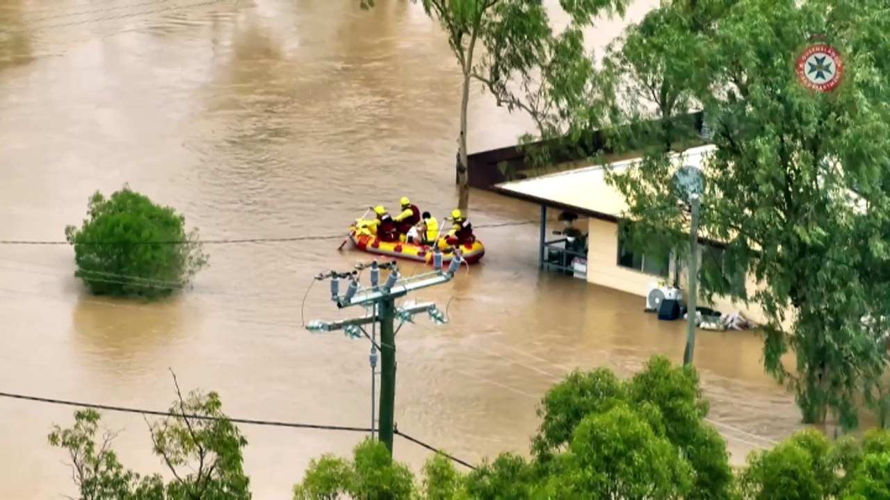Floodwaters receding to reveal damage in outback Queensland