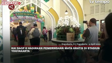KAI Daop 6 Berikan Layanan Pemeriksaan Mata Gratis di Stasiun Yogyakarta