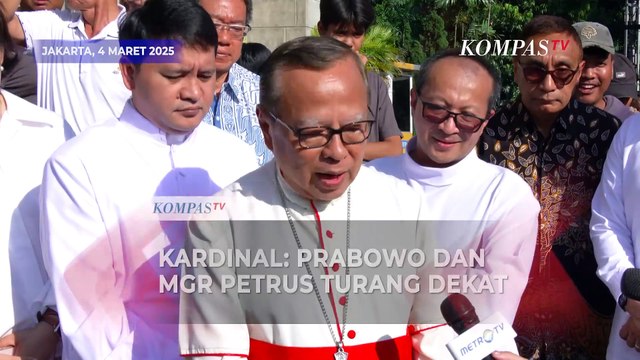 Kardinal Ignatius Suharyo: Prabowo dan Mgr Petrus Turang Dekat Sejak Kecil