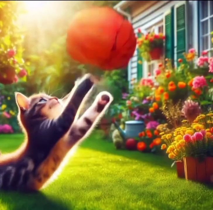 This Kitty’s Basketball Skills Will Shock You!