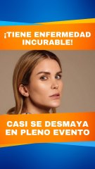 Verónica Montes vive con complicada enfermedad, casi se desmaya