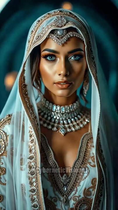 Bridal Hijab Styles around the world #ai #hijab #fashion #hijabstyle