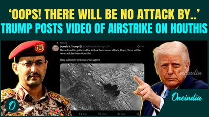 Breaking: Trump Shares Video of U.S. Strike on Houthis, Says ‘Oops’ as Dozens Killed in Airstrike