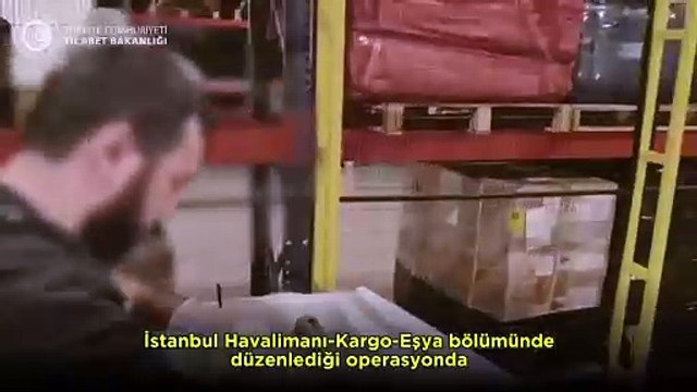 Ticaret Bakanlığı, İstanbul Havalimanı'nda 455 kilo kokain ele geçirildiğini duyurdu