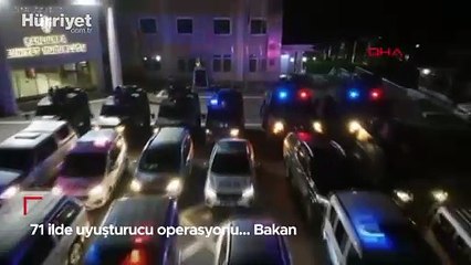 71 ilde uyuşturucu operasyonu... Bakan Yerlikaya: 526 şüpheli tutuklandı