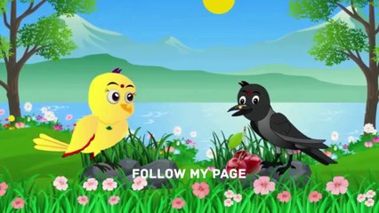 Kali Beli Or Chalak Gori Kawi | Chidiya Wala Cartoon | Tuni Achi Cartoon | Hindi Kahani |