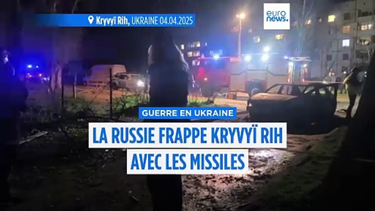 Au moins 19 morts dans des frappes russes sur Kryvyï Rih avec des missiles balistiques