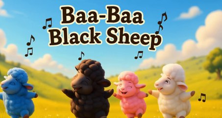 Baa Baa Black Sheep & Happy Family | Fun Nursery Rhyme for Kids 🎵🐑