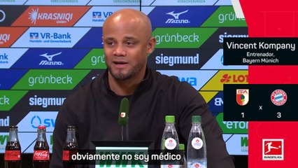 Kompany: "Parece que Musiala no podrá jugar contra el Inter"
