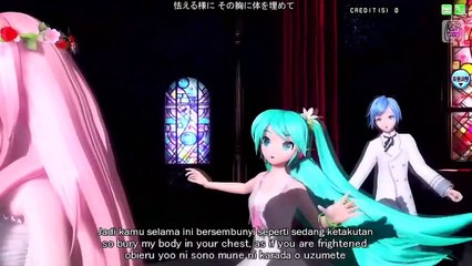KAITO ft. Hatsune Miku & Megurine Luka - ACUTE 【Project DIVA ARCADE】 【Subtitle Indonesia + Lirik】
