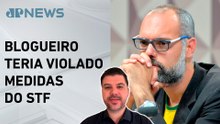 Moraes aplica multa de R$15 mil para Allan dos Santos; Acácio Miranda analisa