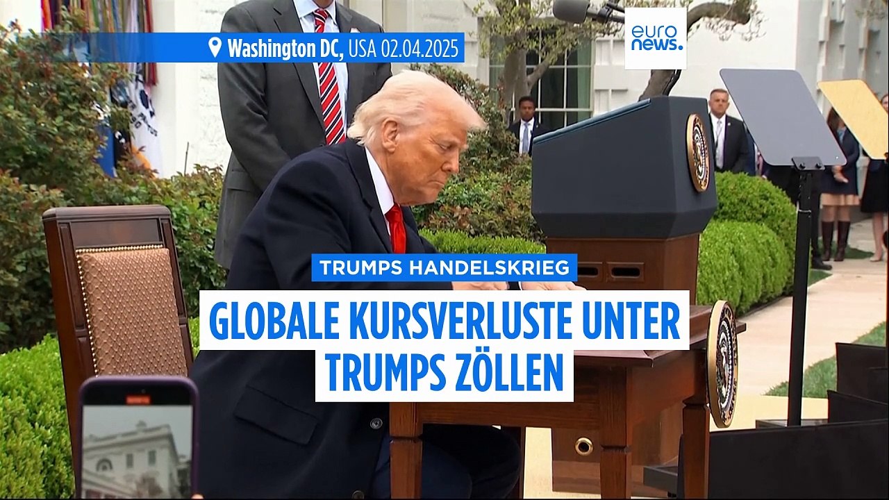 Weitere Kursverluste in der EU und USA nach Trumps Zöllen