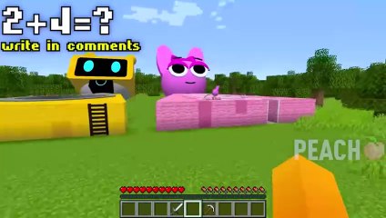 Minecraft but I found a SPRUNKI MAZE vs PIT! What's INSIDE the FUN BOT SPRUNKI vs PINK WOMAN ？