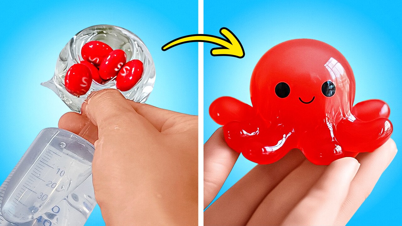 FABRIQUEZ VOS FIDGETS À LA MAISON 🎈🐙 CRÉATIONS SATISFAISANTES