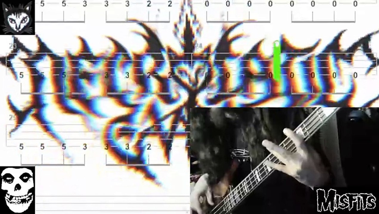 Misfits London Dungeon (on bass) tablature (how to play)