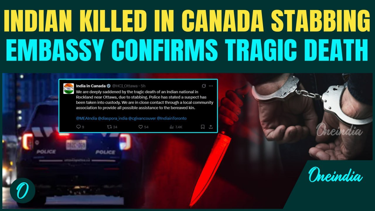 Indian National Fatally Stabbed in Canada’s Rockland, Suspect Held by Police, Says Embassy | Details