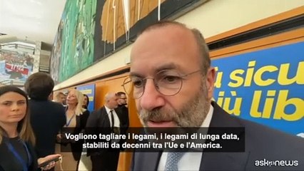 Ue, Weber (Ppe): scioccati dai dazi Usa, ma dobbiamo anche reagire