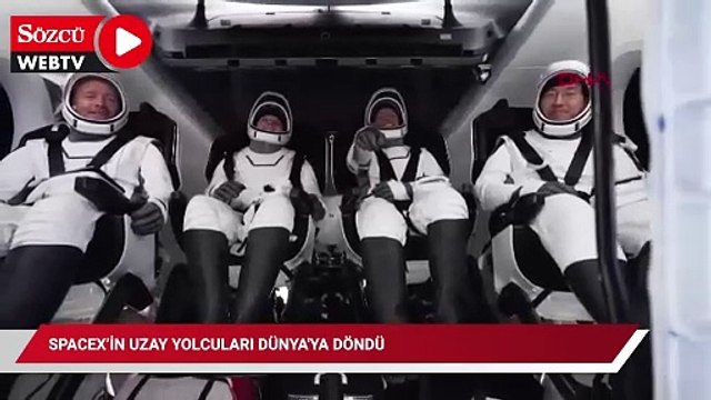 SpaceX’in uzay yolcuları Dünya'ya döndü