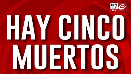 Tremendo accidente el Panamericana: hay cinco personas muertas