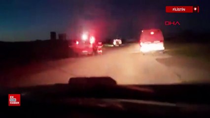 İsrail sağlık çalışanlarının bulunduğu konvoya ateş açtı